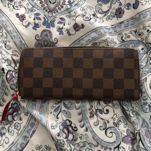 Authentic Louis Vuitton clemence wallet